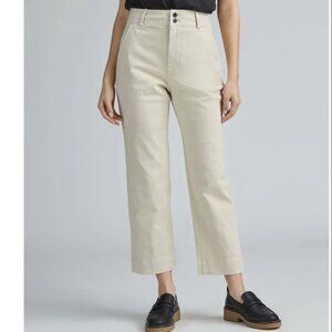 Everlane Organic Straight Leg Pant in Pumice Stone